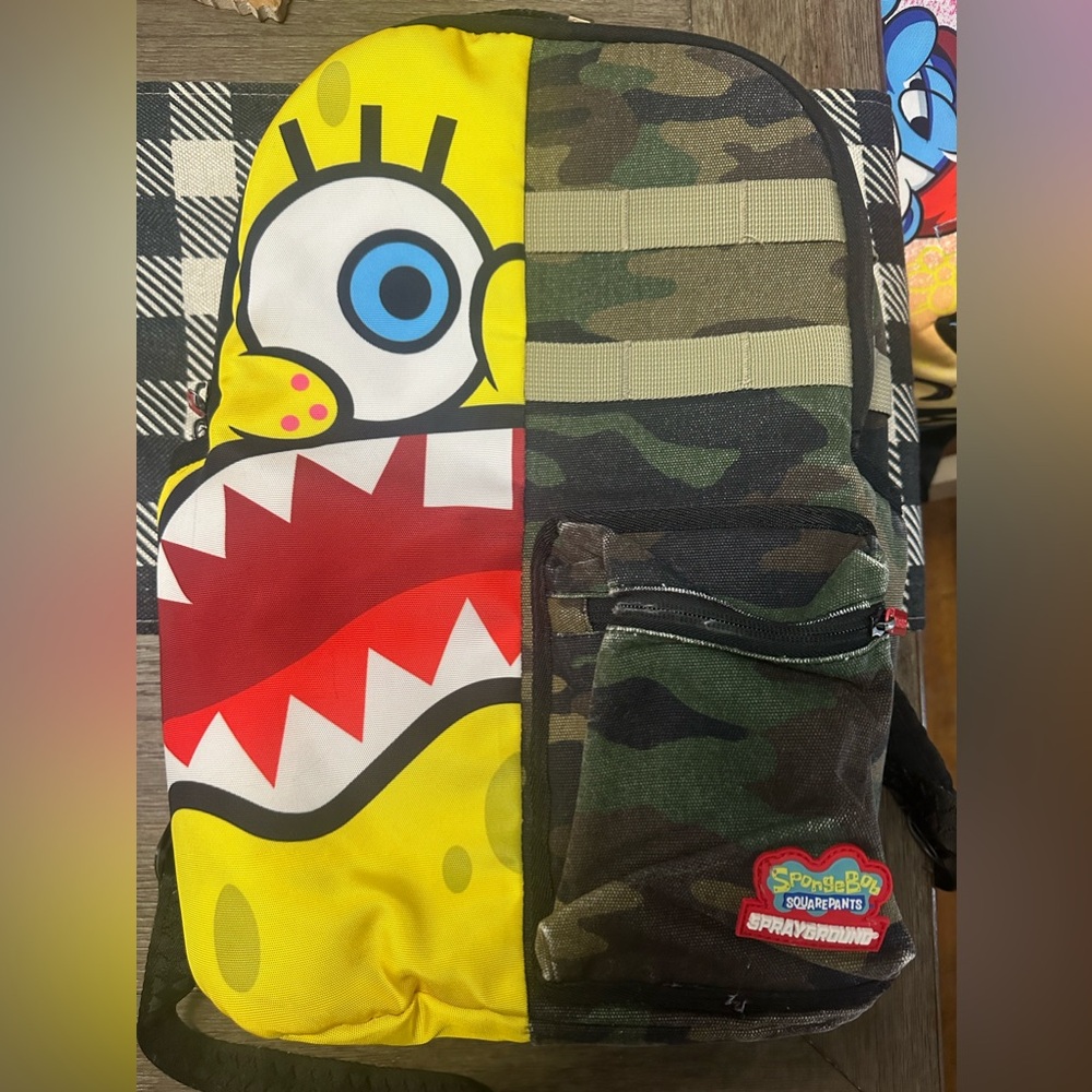 SpongeBob spray ground book bag limited edition.